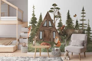 Magisch sprookjesbos kinderkamer decoratie