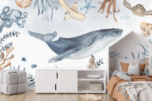 De wondere onderwaterwereld op fotobehang