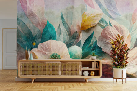 Aquarel bloemenpatroon