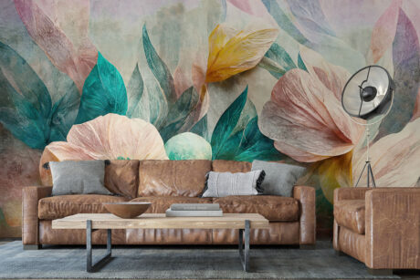 Frisse roze en turquoise tinten