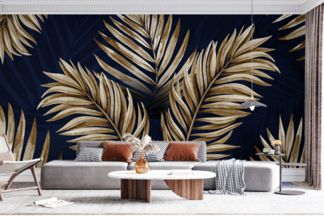 Palmblad in goudaccenten