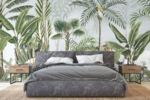 Exotische print vol warme kleuren