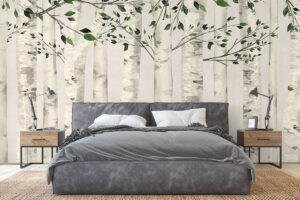 Witte stammen ontwerp