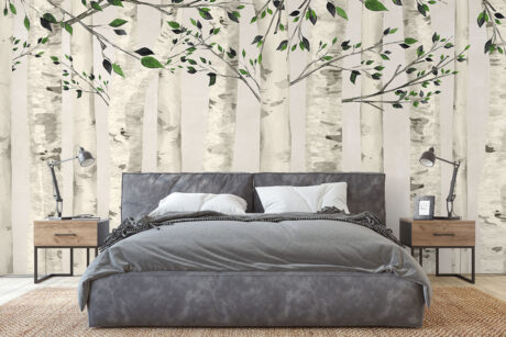 Witte stammen ontwerp