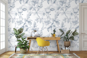 Ambachtelijk dessin met flora en fauna