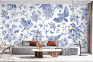 Klassiek porseleinmotief