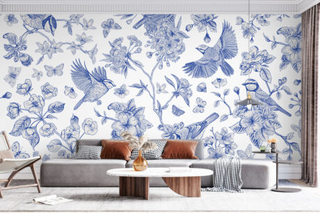 Klassiek porseleinmotief