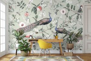 Saliegroene achtergrond