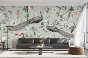 Saliegroen dessin met elegantie