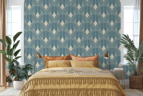 Geometrisch bloemmotief