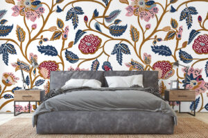 Behang met expressieve botanische charme