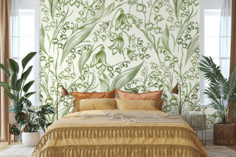 Groene lijnillustratie