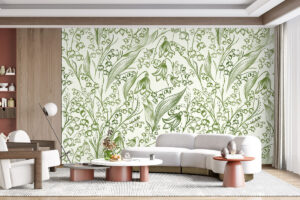 Behang met rustgevende vintage sfeer