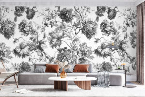 Florale compositie met karakter