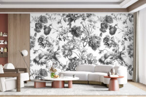 Pioenrozen en rozen ontwerp