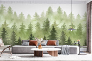 Natuurlijke print met serene uitstraling