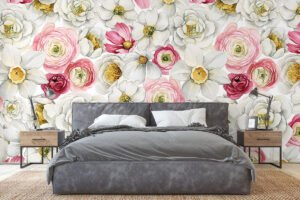 Lichte bloemmotieven