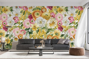 Ranonkels in aquarelstijl