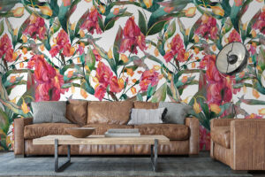 Kleurrijke tropische tinten