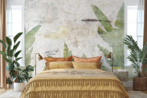 Beige en groene tinten voor rustiek interieur