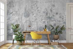 Natuurlijke bloemen op verweerde achtergrond