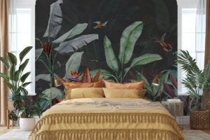 Paradijsvogels en bladeren in balans