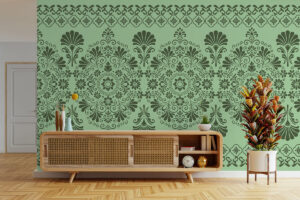 Groentinten decoratieve bandana