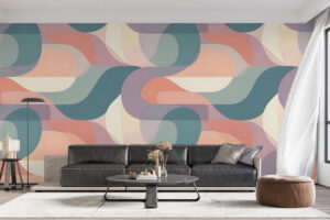 Vintage stijl met moderne kleurencombinatie