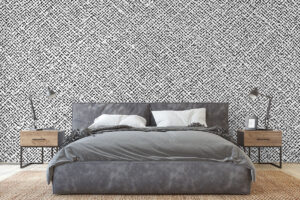 Fijne kruisstructuur zwartwit