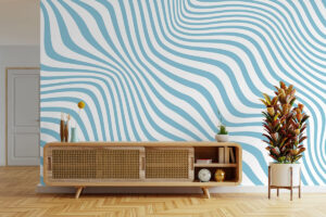 Abstract design met visuele diepte