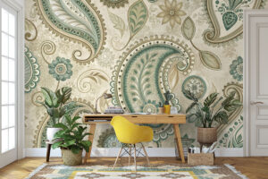 Klassiek patroon met sierlijke vormen