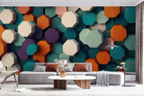 Kleurrijke geometrische vormen