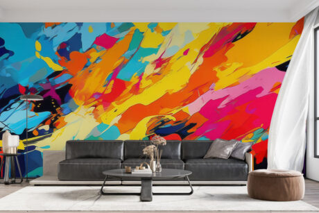 Neon kleuren verfstreken