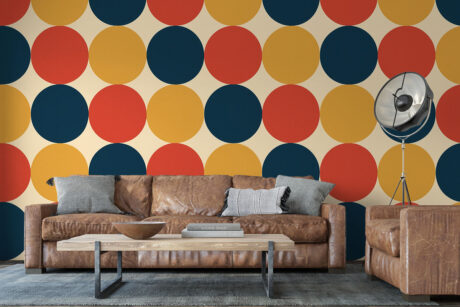 Kleurrijk polkadot patroon