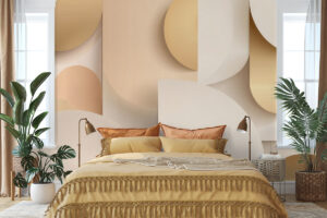 Subtiele ronde vormen in crème