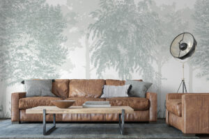 Modern natuurontwerp in groene tinten