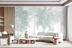 Botanisch veld met bloemen