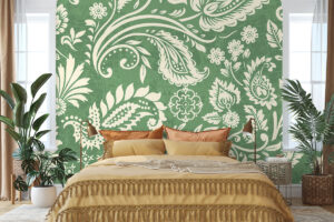 Sierlijk bloemmotief met klassieke uitstraling