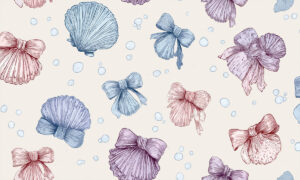 Tropisch behang met palmen silhouetten