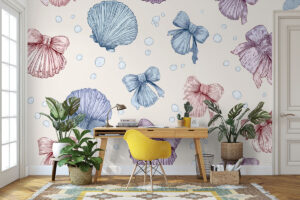 Kalme tropische stijl met natuurlijke tinten