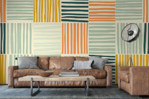 Scandinavisch design in retro kleuren