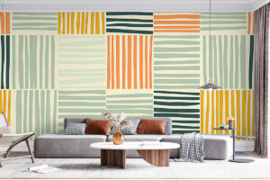 Petrolblauw met koraal accenten