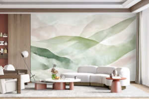 Abstracte compositie in moderne schilderstijl