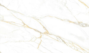 Luxe marmerbehang met gouden aders