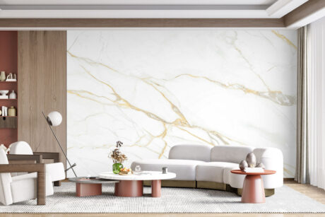 Gouden lijnen in marmerstijl