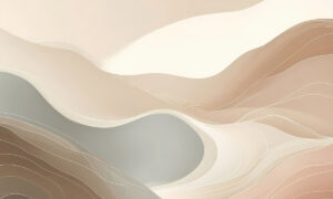 Abstract fotobehang in zand en roze