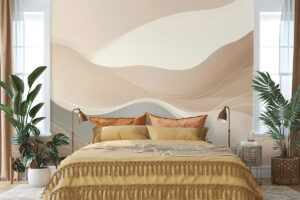 Serene textuur in natuurlijke kleuren