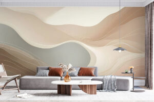 Minimalistisch patroon met natuurlijke lijnen