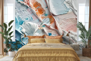 Kleurrijk kunstontwerp met structuur en diepte