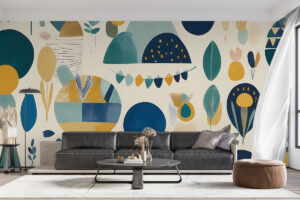 Strakke lijnen met speelse vormen